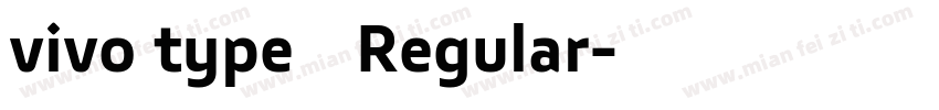 vivo type 简 Regular字体转换